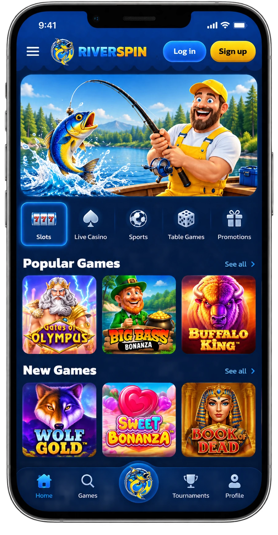 Riverspin Casino -sovellus